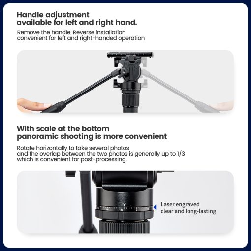 Metal Fluid Video Head MH-6A - Image 11