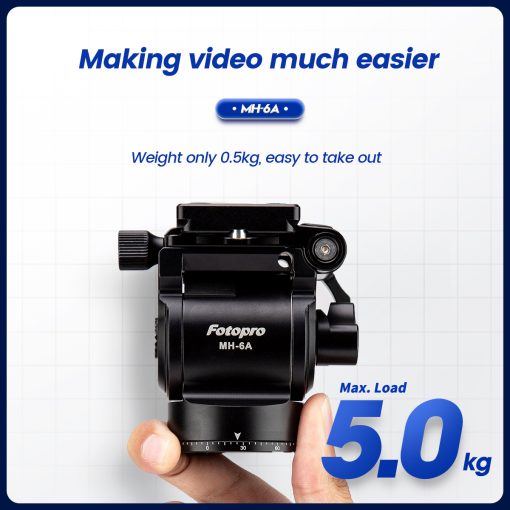 Metal Fluid Video Head MH-6A - Image 4
