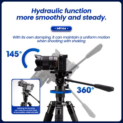Metal Fluid Video Head MH-6A - Image 5
