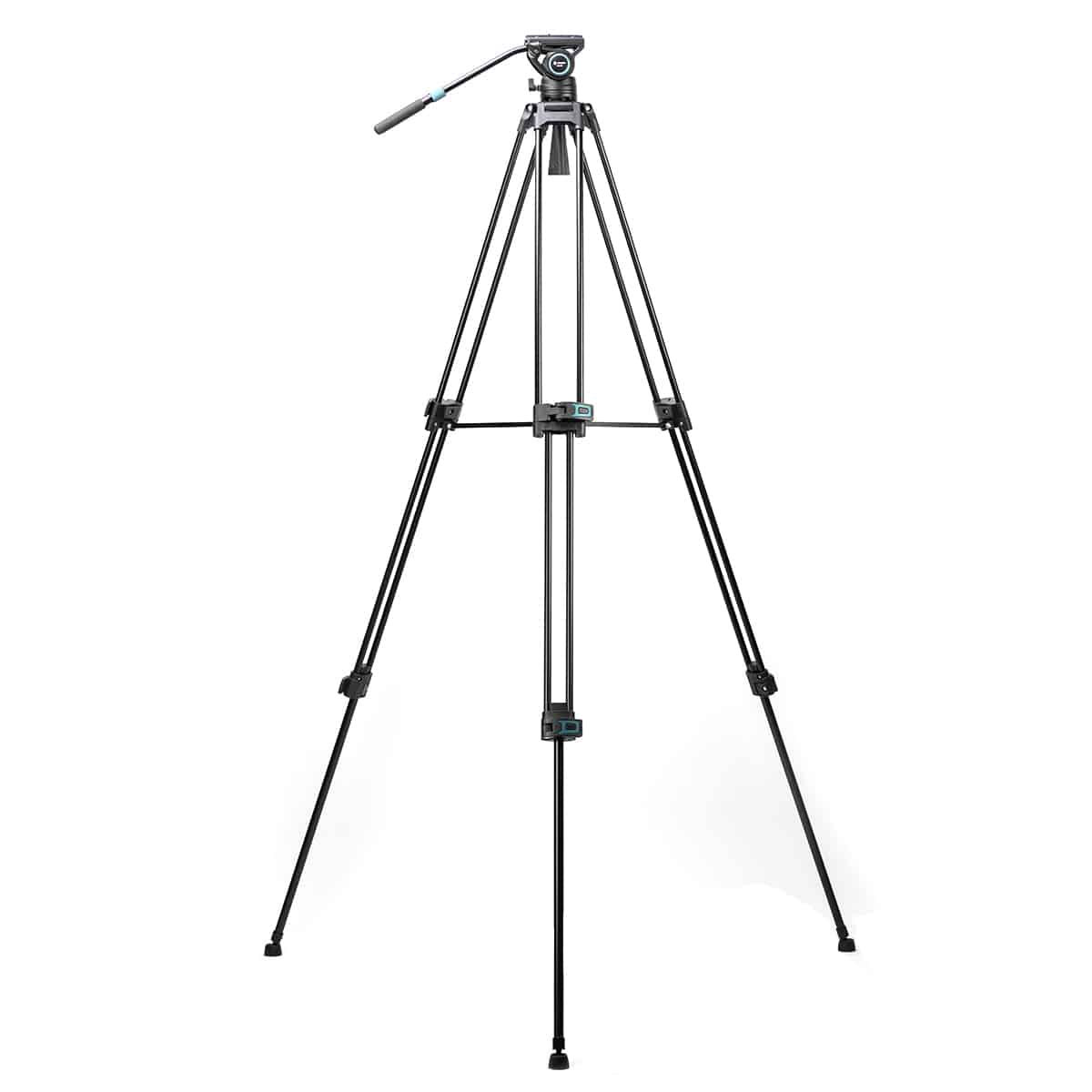Fotopro Heavy-Duty Tripod Dolly With Wheels - Adjustable Legs, 33 Lbs Capacity, Carry Bag For Camera & Video
