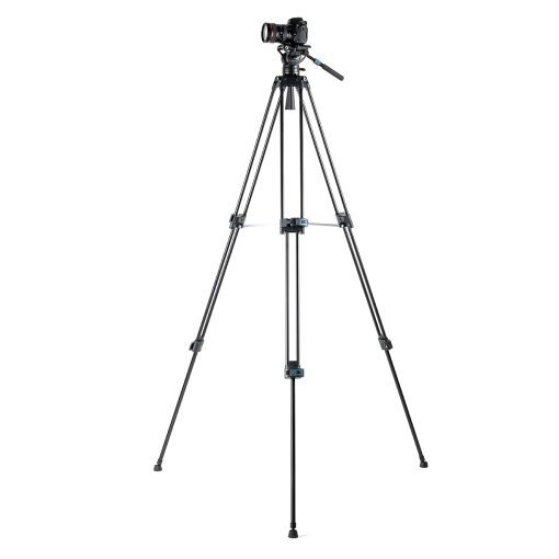 Heavy-Duty Fluid head video tripod DV-3C - Image 4