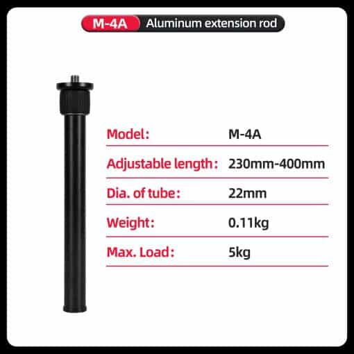M-4A Aluminum tripod extension rod - Image 8