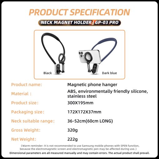 GP-03 PRO Neck magnet holder - Image 9