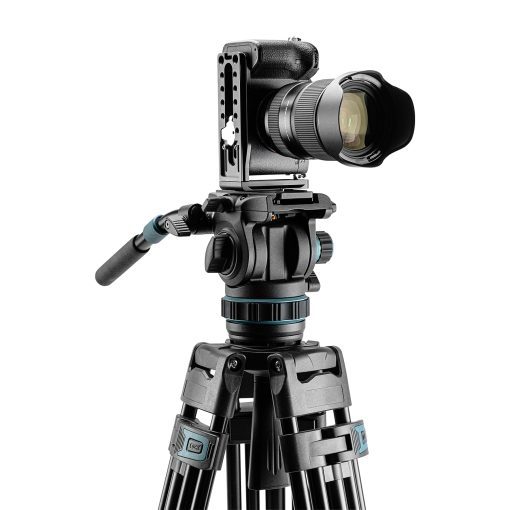 Heavy-Duty Fluid head video tripod DV-5A - Image 11