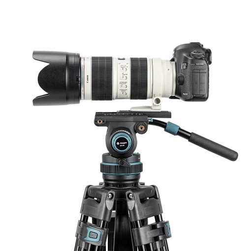 Heavy-Duty Fluid head video tripod DV-5A - Image 15