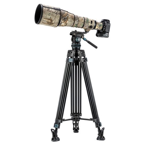 Heavy-Duty Fluid head video tripod DV-5A - Image 16