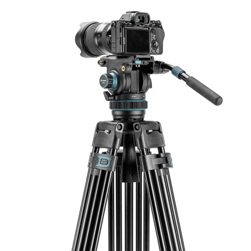 Heavy-Duty Fluid head video tripod DV-5A - Image 7