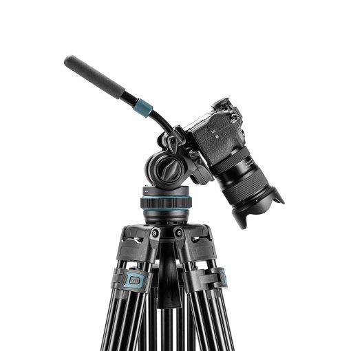 Heavy-Duty Fluid head video tripod DV-5A - Image 8