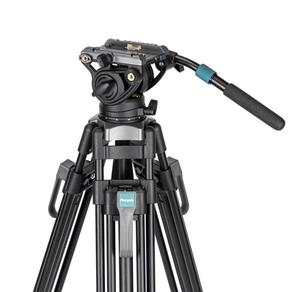 DV-3A Pro Heavy-Duty Fluid head video tripod - Image 9