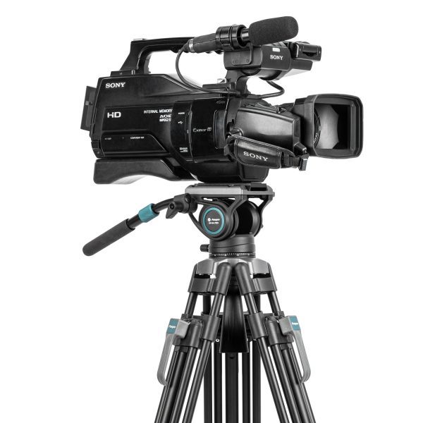 DV-3A Pro Heavy-Duty Fluid head video tripod - Image 11