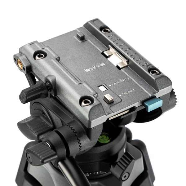 DV-3A Pro Heavy-Duty Fluid head video tripod - Image 13