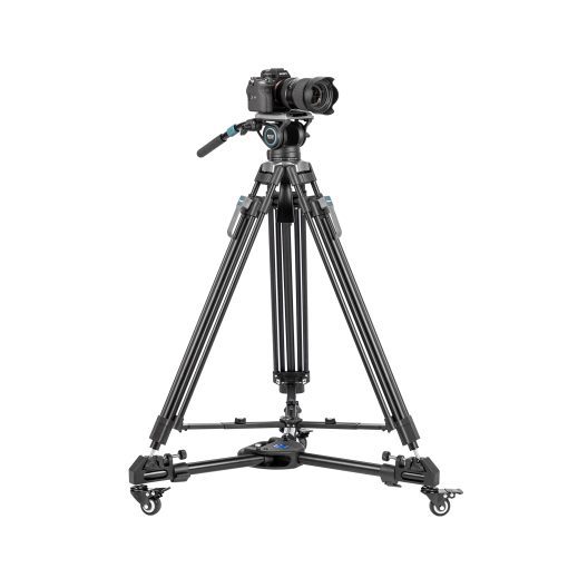 DV-3A Pro Heavy-Duty Fluid head video tripod - Image 4
