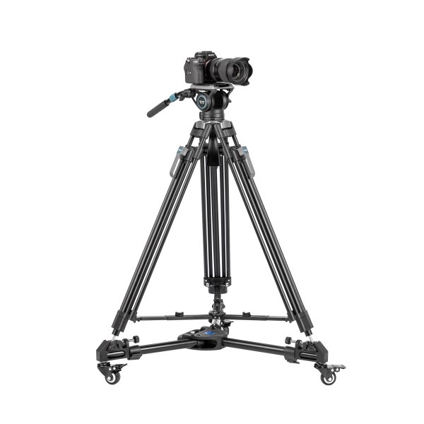 DV-3A Pro Heavy-Duty Fluid head video tripod - Image 4