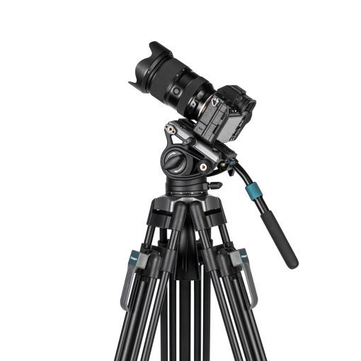 DV-3A Pro Heavy-Duty Fluid head video tripod - Image 17